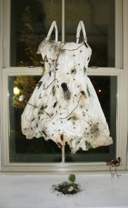 And finally, from 2012, Pavla Kostich, insect-infested dress inspired by “Wisconsin Death Trip” (TA: Carrington Alvarez)